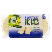 Nature's Store Gluten Free Belgian White Choc Rice Cakes 100g (Case of 12)